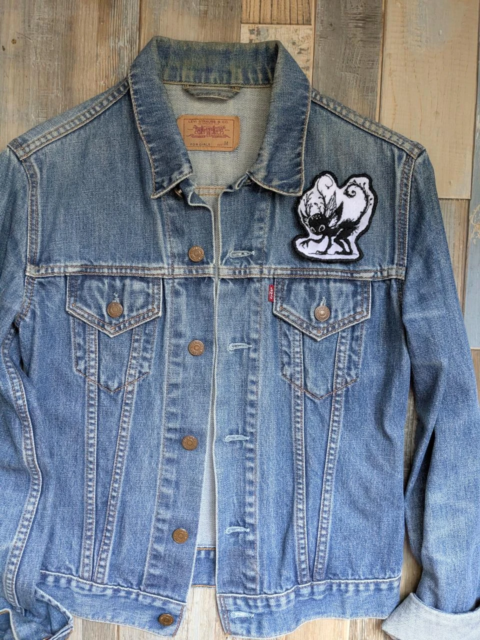 Patch de fantasia sombria bordado à mão – photo 2